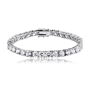 TD Collette Z classico Cubic Zirconia bracciale Tennis elegante Base in metallo accessori moda - Product Image 1