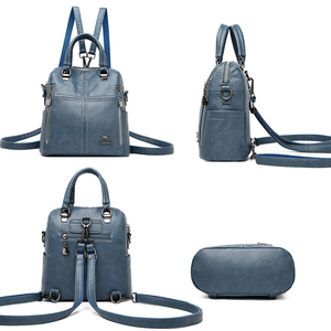 High Quality <b>Backpack</b> Women Shoulder Bag Multifunction Travel Bagpack School Bags for Teenagers Girls RTS Bulk Mixed Order - Product Image 2