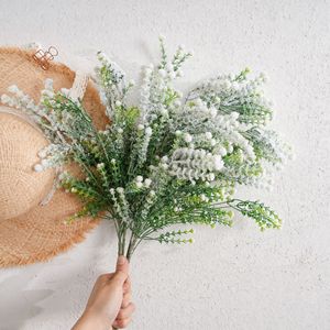 Flores Artificiales CallaFloral Baby's Breath, Plástico Blanco, Decoración de Boda, Estilo Realista INS, Manualidades - Product Image 1