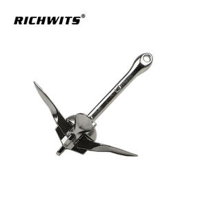 Ancres pliantes en acier inoxydable 316, accessoires marins légers avec traitement de polissage pour yacht, parapluie, matériel de bateau - Product Image 5