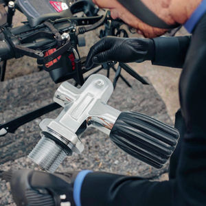 Válvula de Control Manual para Cilindro de Oxígeno/Aire para Buceo SCUBA, OEM, Alta Presión, Latón, QSF-2 - Product Image 3