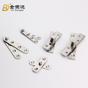 Jin Rongda Stainless Steel 360 Degree Swivel Hinge 5 Hole Adjustable Concealed Door Hinge For Furniture Accessories - Product Image 3