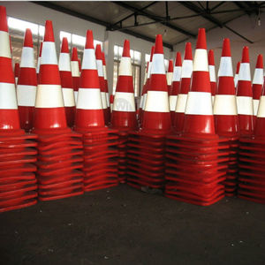 Cono <span class=keywords><strong>de</strong></span> Tráfico Amarillo y Negro, Cono <span class=keywords><strong>de</strong></span> Seguridad con 8 Luces <span class=keywords><strong>de</strong></span> Advertencia Recargables - Product Image 3