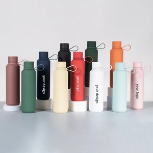 Botella de Agua Térmica de Acero Inoxidable con Logotipo Personalizado, 360ml/600ml, Color Mate, con Asa, Aislada al Vacío, para Gimnasio y Viajes - Product Image 5
