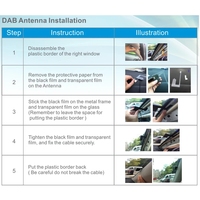Antenne DAB + avec adaptateur USB lecteur récepteur stéréo GPS autoradio Android pour universel