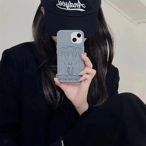 Cover per iPhone 15 14 13 12 con Angelo Estetico, Morbida e Carina, Custodia Protettiva per Donne - Product Image 3