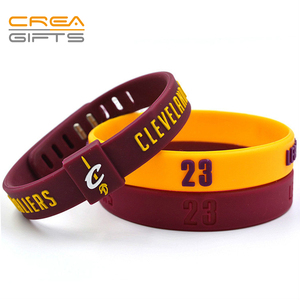 <span class=keywords><strong>Pas</strong></span> cher Offre Spéciale Nouveau Design Promotionnel PVC Réglable Bracelet de Basket-Ball Bracelets Pour Sportifs Bas MOQ - Product Image 5
