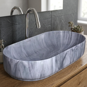Ensembles d'articles sanitaires décoratifs en porcelaine Super marché utilisant un lavabo à main Design Table Top Lavabo Lavabo Produits en porcelaine - Product Image 4