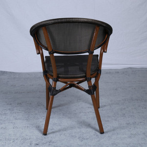 Venta directa del fabricante jardín al aire libre moderno de mimbre <span class=keywords><strong>Bistro</strong></span> <span class=keywords><strong>Frances</strong></span> de sillas de comedor - Product Image 5
