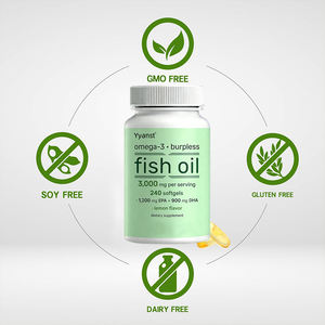 Suplemento Dietético OEM/ODM que Apoya la Salud del Cerebro, el Corazón y las Articulaciones, Sin Gluten, Omega 3, Suplemento de Aceite de Pescado en Cápsulas Blandas, Muestra Gratuita - Product Image 5