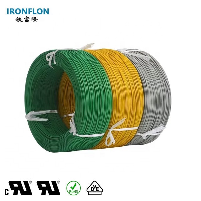 UL1847 20AWG Single Core Nickel Stranded Automotive Power Wire FEP Insulated Heating Electric Wire 200C