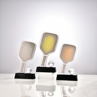 Trofeo de Cristal Clásico Ecológico para Jóvenes de Pickleball, Grabado con Láser, para Eventos de Campeonato