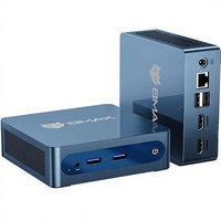 Mini PC Bmax B1 Plus Intel Celeron J3355 6 Go de RAM 128 Go EMMC + SSD M.2 (512 Go/2 To) Double écran 4K WiFi 2.4G/5G BT5.0 OS 11