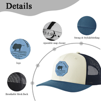 Gorra Heycap de PVC para exteriores con parche de goma, gorra estructurada de 6 paneles con malla personalizada para unisex