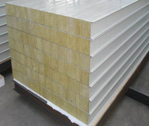 Aluzincサンドイッチパネル耐火環境にやさしい山東プレハブ壁ガレージハウスデザイン150mmホワイト - Product Image 6