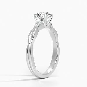 Elegante anillo de compromiso de piedra blanca, cristal brillante, joyería para propuesta de matrimonio, regalo para mujeres - Product Image 3