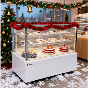 Fabricante de Vitrinas Refrigeradas para Pastelería, Mesa Refrigerada y <span class=keywords><strong>Vitrina</strong></span> para Pasteles con Puerta Congeladora para Exhibición de Pasteles - Product Image 3