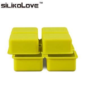 Moule à savon en silicone carré antiadhésif de haute qualité, pas cher, 4 cavités, pour fabrication artisanale, en vente - Product Image 2