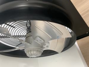 Alta calidad 220V 50HZ 255W 4 polos 1380RPM 400mm AC <span class=keywords><strong>Motor</strong></span> hoja de aluminio placa cuadrada ventilador de flujo Axial para aire de escape - Product Image 4