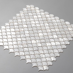 Mosaico di Alta Qualità in Madreperla Argentata di Forma Irregolare, Piastrelle per Pareti, Pavimenti, Scale, Moderno, Spessore 3mm, per Camera da Letto e Bagno - Product Image 6