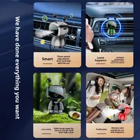Diffuseur d'aromathérapie intelligent pour voiture, robot désodorisant automatique pour grille d'aération, diffuseur d'arômes d'ambiance