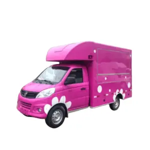 Small Size Mobile Fast Food Truck Fully Equipped Restaurant For Sale In Middle Asia