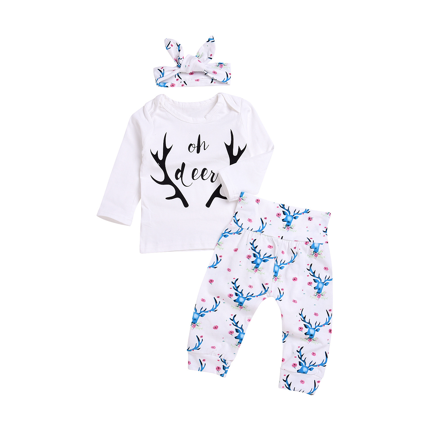 2020 оптовая продажа Новые Длинные рукава 100% хлопок одежда новорожденный Детский комбинезон комплект