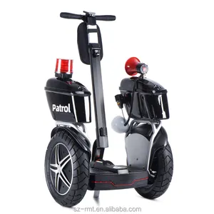 Alibaba trade 2 big wheels electric gyro scooter two tires chairot for patrol