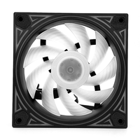 Cool Moon RGB cambia colore 12cm LED scatola principale ventola poligono doppio anello Design per Computer compatibile con il cubo di Rubik 2