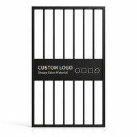 Paravent de séparation en métal découpé au laser avec logo personnalisé, style Art Déco, pour bureau, hôtel, restaurant et intérieur de commerce