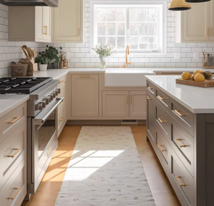 Ensemble d'armoires de cuisine Vermonhouzz en bois clair, personnalisable, gain de place, rangement intégré avec tiroirs, durable pour appartement, café - Product Image 6
