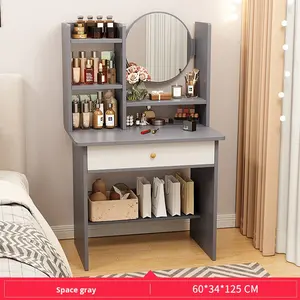 Schminktisch Schlafzimmer Klein Modern Einfach Aufbewahrungsschrank Integriert Kleine Wohnung Internet-Trend Instagram-Stil Make-up - Product Image 6