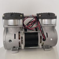 Pompe à vide sans huile 320W-tête de pompe à vide à piston portable silencieuse 98Kpa 58DB pour équipement médical de laboratoire