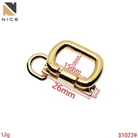 Connecteur métallique pour sac à main, anneau en D, boucle latérale en alliage, fermoir de chaîne pour sac, porte-monnaie, boîte cadeau, vente en gros