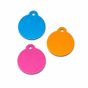 Etiqueta de Identificación Personalizada para Mascotas, Grabada con Láser, de Aluminio, Multicolor, con Orificio, para Perros y Gatos, Accesorios para Mascotas - Product Image 3