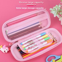 Prix d'usine en gros, trousse à crayons 3D en EVA amusante avec dessin animé de dinosaure à 3 couches, 230x100mm, pour garçons, école et bureau