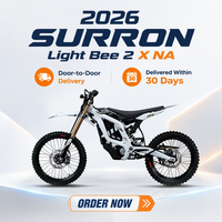 2026 Surron Light Bee 2 X NA Elektrisches Trail-Motorrad mit Langstrecken-Federung für Wald- und Geländepfade