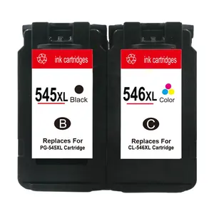 Hicor PG-545 XL CL-546 XL cartouche d'encre remanufacturée couleur noire Compatible pour imprimante Canon Pixma PG 545 CL 546 ENCRE