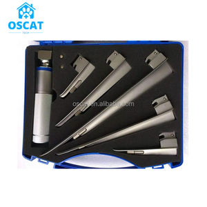 Osilat termurah instrumen dokter hewan laringgoscope tenggorokan serat optik Led dokter hewan <span class=keywords><strong>Laryngoscope</strong></span> - Product Image 5