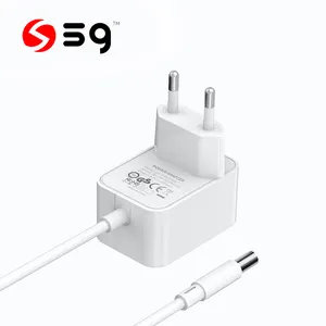 9V 1A CE/GS certificate European standards DC head adapter high quality EU Plug adaptor