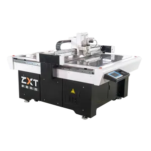 ZXT Flatbed Digital Oscillation Knife Cutting Machine Packaging Box Sample Digital Cutter Paper Product Making Machinery CNC