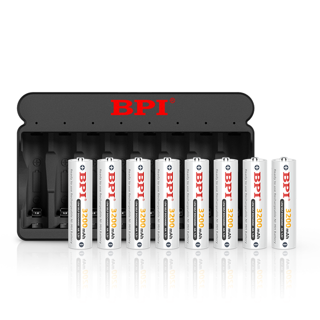BPI Manufacturer Factory Customize High Quality High Capacity 1.2v AA Nimh Rechargeable Battery