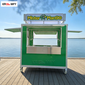 Remolque de Comida Móvil con Barra de Remolque para Pizzerías, Dulces, Papas Fritas y Uso en Kioscos al Aire Libre, 2.2m de Longitud - Product Image 6