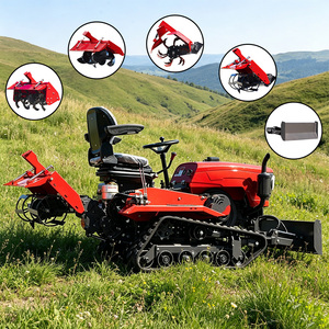 35Hp Crawler Tractor Engine Rotary Tiller All Terrain Power for Farm <b>Weeding</b> and Mowing <b>Tools</b> - Product Image 5