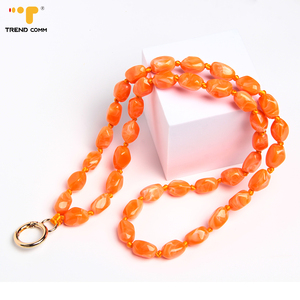 Fashion anti-fall bead anti-lost gradiente catena di colore accessori per telefono custodia e borsa - Product Image 4