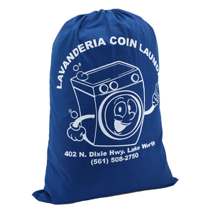 Công nghiệp Dây Kéo Lớn Nặng Túi Vải Cotton Đồng Bằng Vải Giặt Túi - Product Image 2