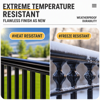 Peinture métallique antirouille à base d'eau, revêtement acrylique résistant à la corrosion à séchage rapide pour surface en acier