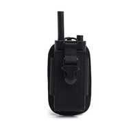 Porte-talkie-walkie tactique Petit sac à outils tactique Pochette radio Molle Compatible Outdoor Multi-Functional Phone Pouches