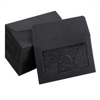 Enveloppe cadeau rectangulaire en carton avec fenêtre, 39x24 pouces, pour invitations professionnelles, personnalisable, cadeau de Noël et de Thanksgiving
