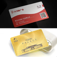 Carte de visite NFC transparente en PVC, jet d'encre imperméable, personnalisée